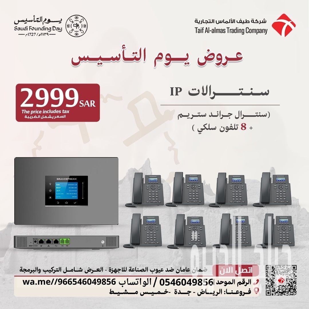 الحل الأمثل لإدارة اتصالاتك  سنترالات IP